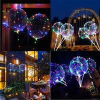 10 Packs LED Light Up BoBo Balloons