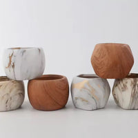 Ceramic Water Transfer Succulent Flower Pots