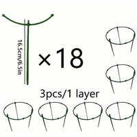 18 Pcs/set 6 Layers Plant Support Flower Pot Climbing Trellis