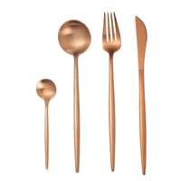 Rose Gold Tableware Set Stainless Steel Cutlery