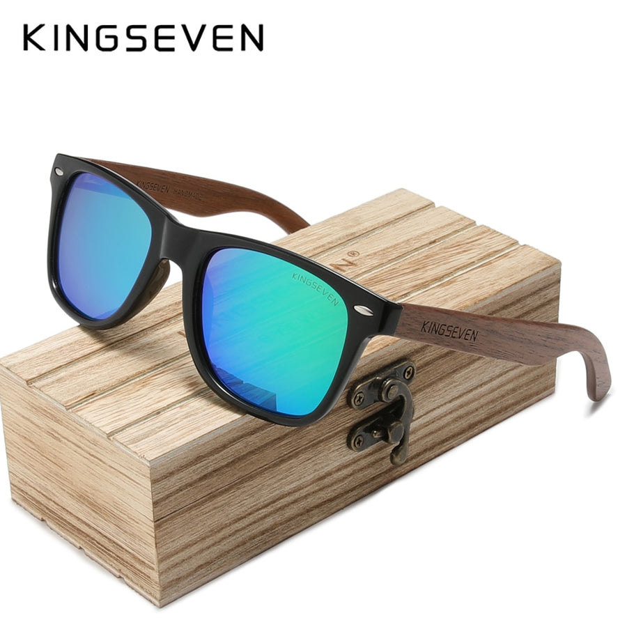 Handmade Natural Wooden Polarized Sun Glasses UV400