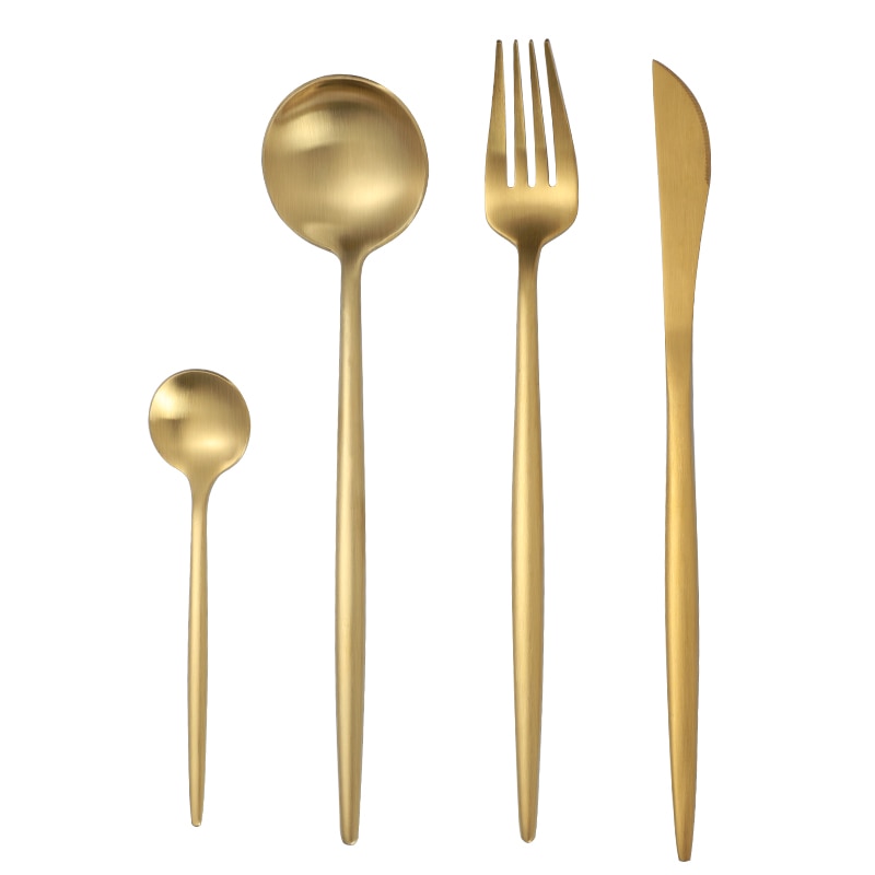 Rose Gold Tableware Set Stainless Steel Cutlery