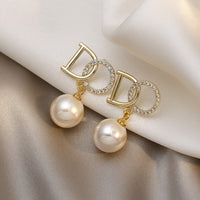 New Design U-shaped Gold Color Earrings