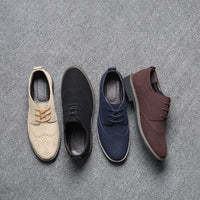 Gentleman Suede Leather Business Oxfords Formal Shoes