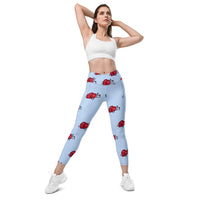 Hearty Crossover leggings with pockets