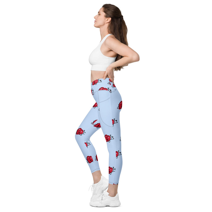 Hearty Crossover leggings with pockets