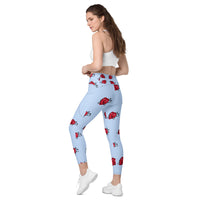 Hearty Crossover leggings with pockets