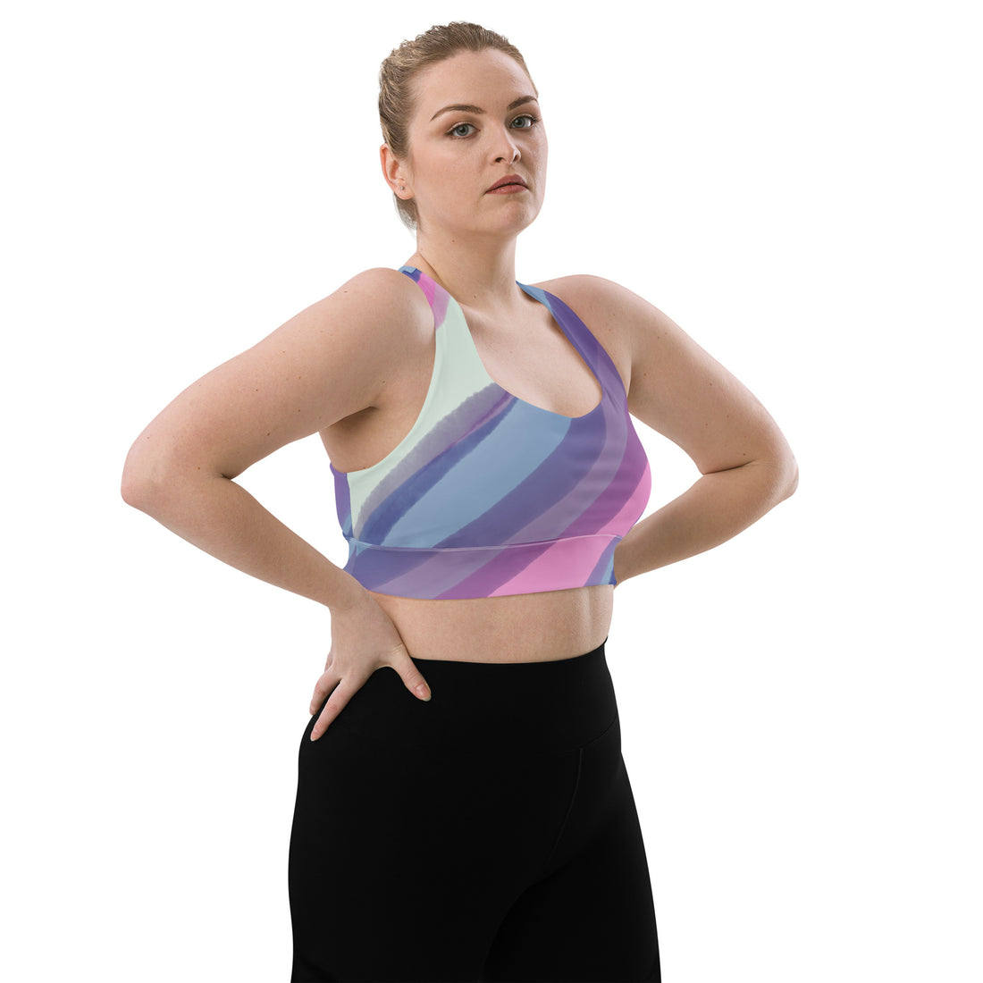 Swirl sports bra