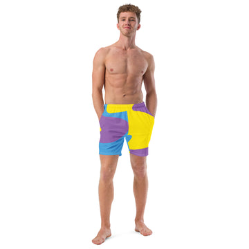 Colorful Men's swim trunks