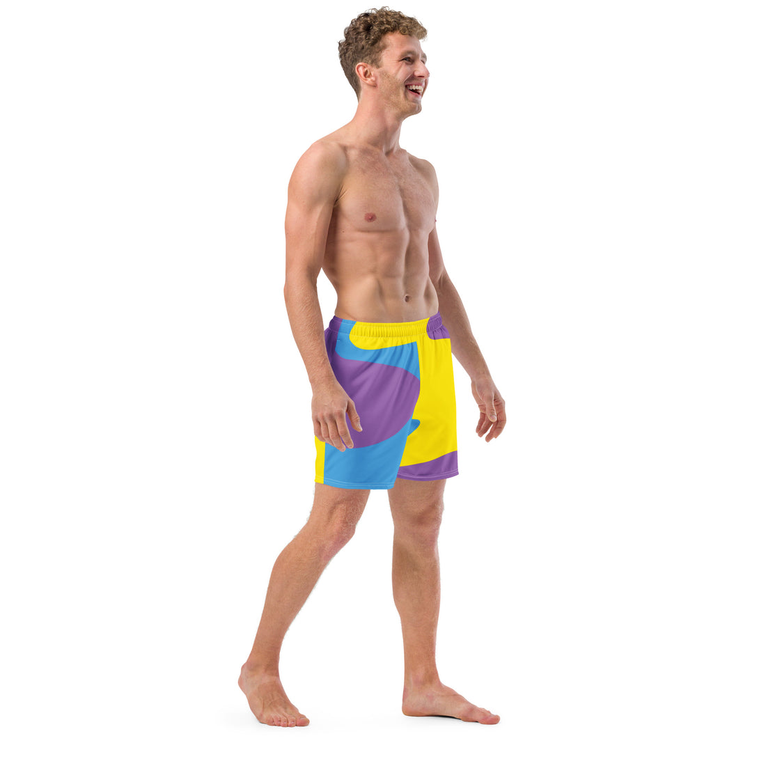 Colorful Men's swim trunks