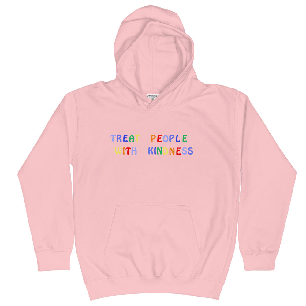 Treat People With Kindness Kids Hoodie