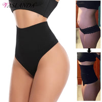 Women Thong Panty Shaper High Waist Tummy Control Panties Slimming Underwear Waist Trainer Shaping Briefs Butt Lifter Shapewear