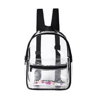 Transparent PVC backpack - bookBag