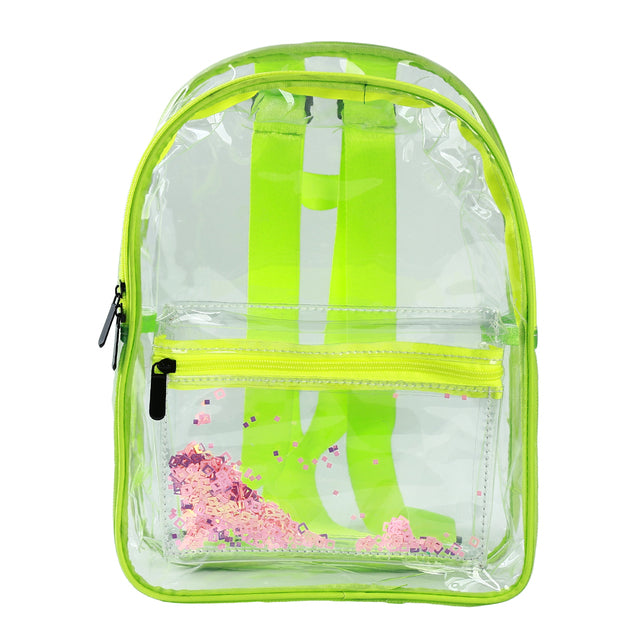 Transparent PVC backpack - bookBag