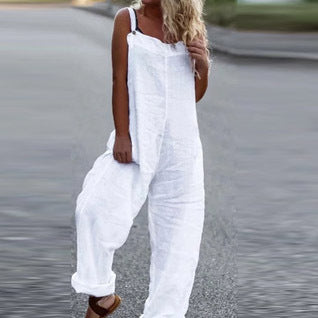 Summer Retro Off Shoulder Women Jumpsuits