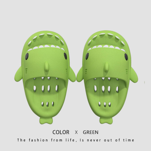 2022 New Summer Slippers Shark Shaped Slides